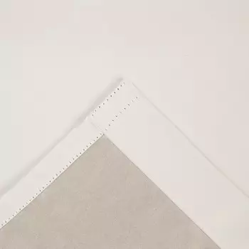 Штора портьерная «Этель» 145265 см, двусторонний блэкаут, цвет Белый, пл. 240 г/м, 100% п/э