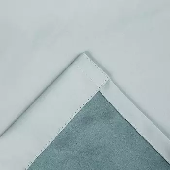 Штора портьерная «Этель» 250265 см, двусторонний блэкаут, цвет Голубой, пл. 240 г/м, 100% п/э