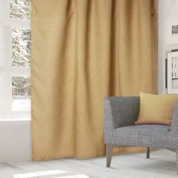 Штора портьерная "Этель" б/держателя 200*270 Рейнбоу бежевый