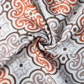 Штора портьерная "Этель" Дамаск цвет бежевый 200х250 см, блэкаут, 100% п/э