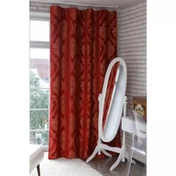 Штора портьерная Этель «Версаль» 160270 см, цвет красный, 100% п/э