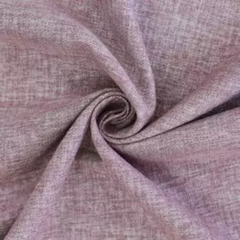 Штора портьерная, размер 200х270 см, блэкаут, лён, цвет брусника