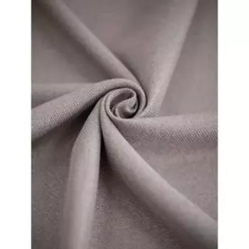 Штора портьерная, размер 200х270 см, блэкаут, лён рогожка, цвет сиреневый