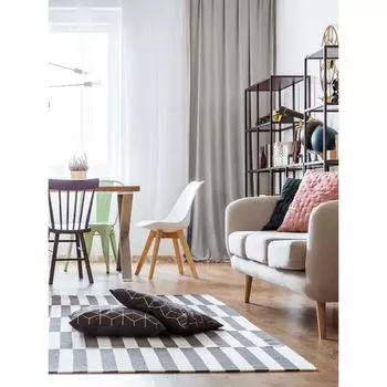 Штора портьерная, размер 200х270 см, канвас, цвет кофейный