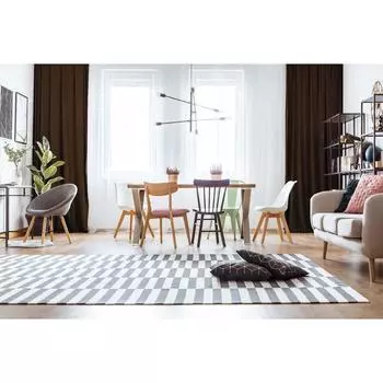 Штора портьерная, размер 200х270 см, канвас, цвет венге №422