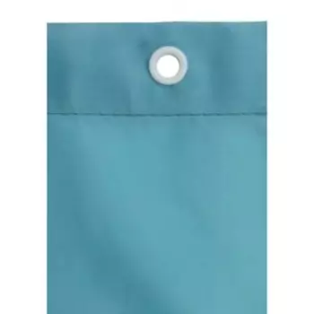 Штора Premium для ванной, с утяжелителем, 180х200 см, PLE, цвет лазурный