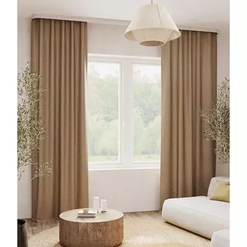 Штора «Престиж», размер 150x260 см, цвет кэмел