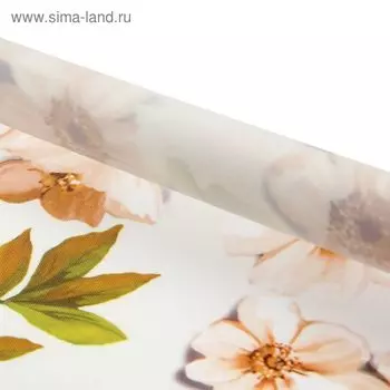 Штора-ролет 80х160 см "Цветущая яблоня", цвет бежевый