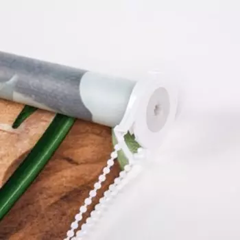 Штора рулонная «Тюльпаны белые», 60200 см (с учётом креплений 3,5 см)