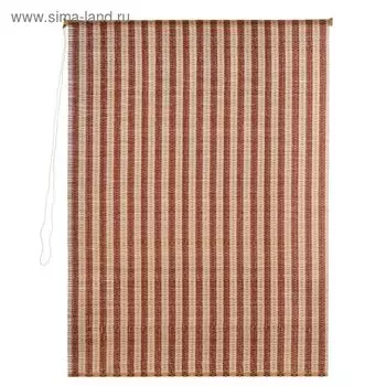 Штора рулонная, бамбук, размер 120х160 см
