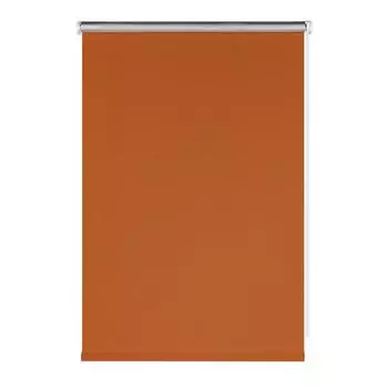 Штора рулонная Blackout Silver, 120х160 см, цвет оранжевый