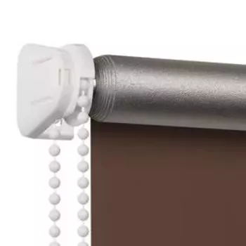 Штора рулонная Blackout Silver, 50х160 см, цвет шоколад