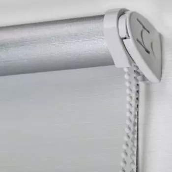 Штора рулонная «Блэкаут Штрих», 120х175 см, цвет белый