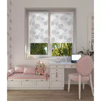 Штора рулонная «Кьяра», 47х170 см, цвет белый