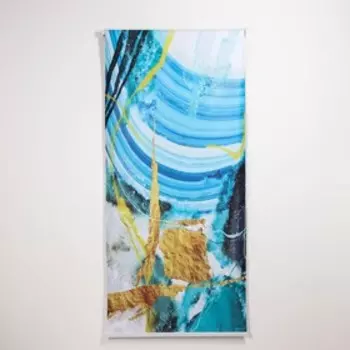 Штора рулонная «Каменная», 60×200 см (с учётом креплений 3,5 см), блэкаут