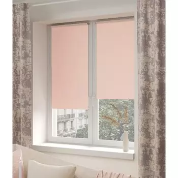 Штора рулонная «Лайт», 90х175 см, цвет пудра