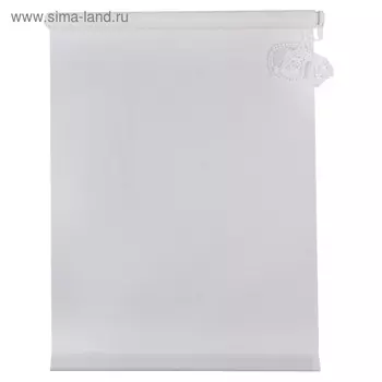 Штора рулонная «MJ», 50 х 160 см, цвет белый