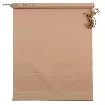 Штора рулонная «MJ», 60 х 160 см, цвет кофе с молоком