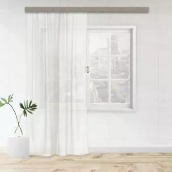 Штора-тюль Witerra Лен 150х275см, молочный, пэ100%