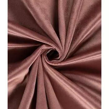 Штора «Велюр», размер 200x280 см, цвет умбра светлая