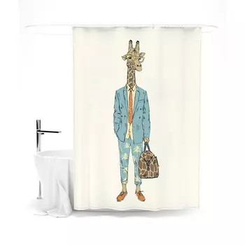 Шторка для ванной «Сирень» «Модник», 145х180 см, цвет белый