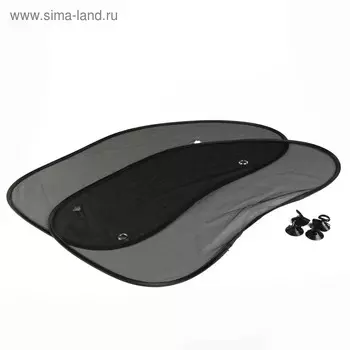 Шторки солнцезащитные Airline ASPS-M-04, на боковые стекла, 6538 см, 2 шт.