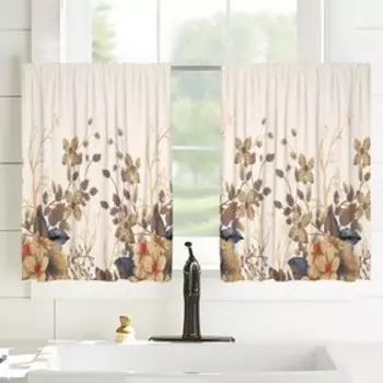 Шторы-кафе, размер 100x60 см, 2 шт