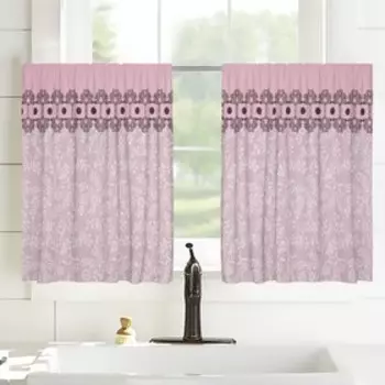 Шторы-кафе, размер 100x60 см, 2 шт