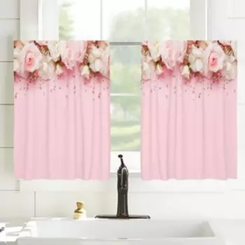 Шторы-кафе, размер 100x60 см, 2 шт