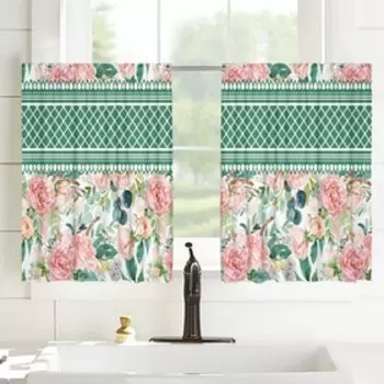 Шторы-кафе, размер 100x60 см, 2 шт