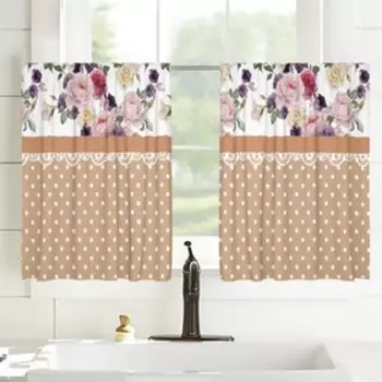 Шторы-кафе, размер 100x60 см, 2 шт