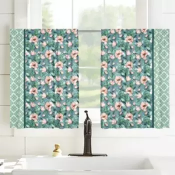 Шторы-кафе, размер 100x60 см, 2 шт