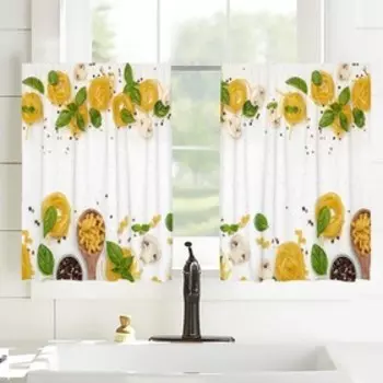 Шторы-кафе, размер 100x60 см, 2 шт