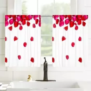 Шторы-кафе, размер 100x60 см, 2 шт