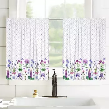 Шторы-кафе, размер 100x60 см, 2 шт