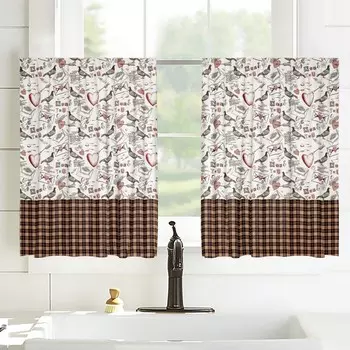 Шторы-кафе, размер 100x60 см, 2 шт