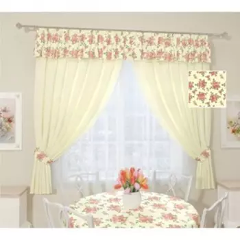 Шторы «Камелия», размер 145x180 см, 2 шт