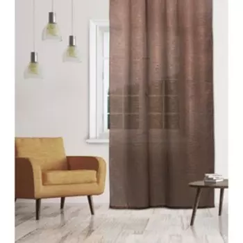 Шторы портьерные Тергалет шоколад 140*260*2шт