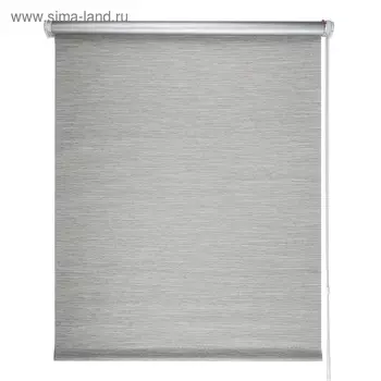 Шторы рулонные «Блэкаут Штрих», 160х175 см, цвет коричневый