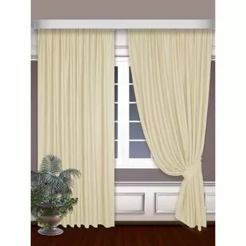 Шторы софт, размер 150x240 см - 2 шт, цвет молочный