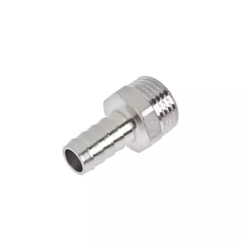 Штуцер "CTM", 1/2" х 12 мм, наружная резьба, никелированная латунь