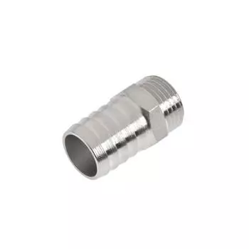 Штуцер "CTM", 1/2" х 20 мм, наружная резьба, никелированная латунь