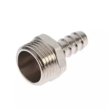 Штуцер Masterprof ИС.070649, 1/2" х 10 мм, наружная резьба, никелированная латунь