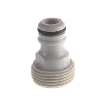 Штуцер, наружная резьба 3/4" (19 мм), быстросъёмное соединение, пластик, RACO Original
