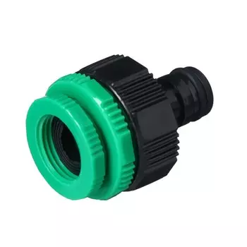 Штуцер, внутренняя резьба 1/2"–3/4"–1", быстросъёмное соединение, пластик, Greengo
