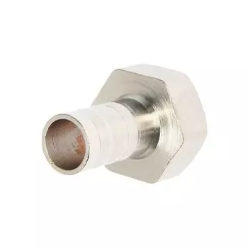 Штуцер ZEIN, 1/2" х 12 мм, внутренняя резьба, никелированная латунь, фасовка 100 шт.