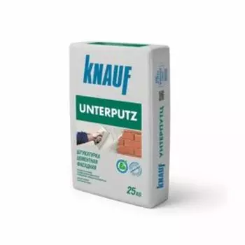 Штукатурка цементная фасадная Unterputz, 25 кг