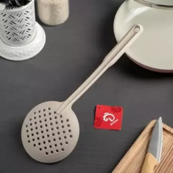 Шумовка Доляна «Беж», 32116 см, бежевая