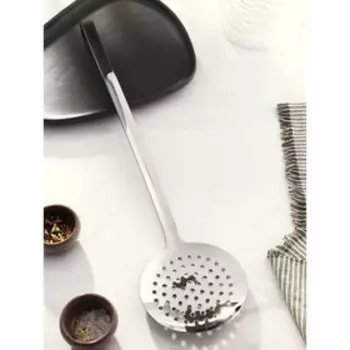 Шумовка Доляна Everyday, 4912, нержавеющая сталь, толщина 3 мм, цвет серебряный