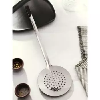 Шумовка из нержавеющей стали Доляна Everyday, 51,514,5 см, толщина 3 мм, цвет серебряный